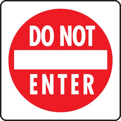 enter signs  clipart