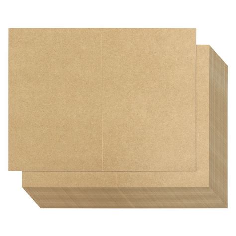sheets kraft greeting card stock  fold greeting cards
