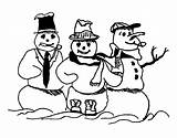 Kerst Sneeuwpop Schneemann Weihnachten Zapada Malvorlagen Frosty Omul Animaatjes Rudolph Kidsfree Oameni Malvorlagen1001 sketch template