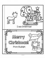 Rudolph Reader Emergent Christmas Reindeer Subject sketch template