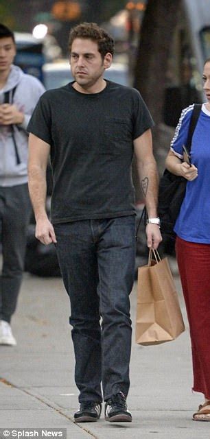 jonah hill seems slimmer than ever in new york daily mail online
