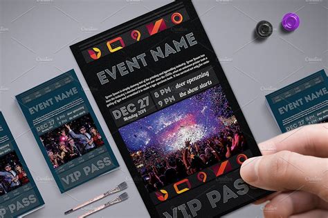 multipurpose vip pass card vip pass invitation template vip pass