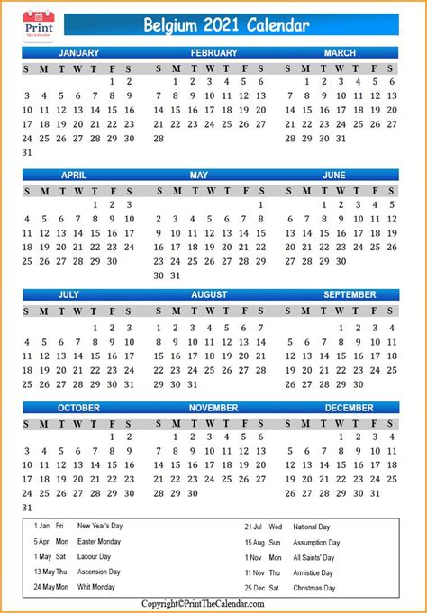 belgium calendar   belgium public holidays
