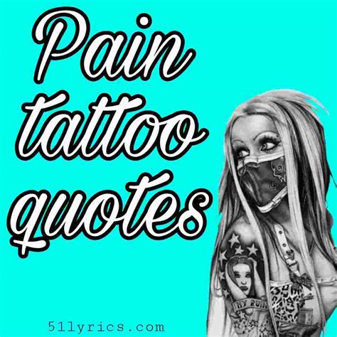 pain tattoo quotesshow  love  feelings
