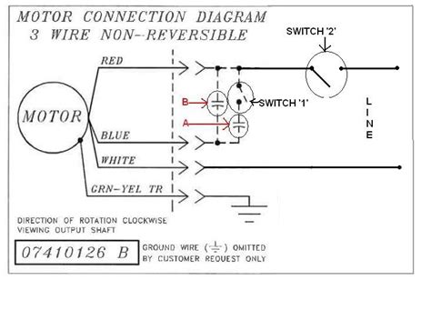 dual speed motor wiring diagram  point trailer
