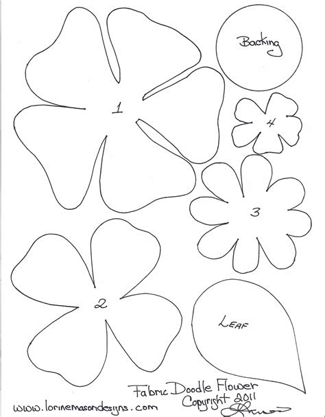 images  flower printable templates crafts printable flower