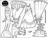 Coloring Paper Doll Pages sketch template