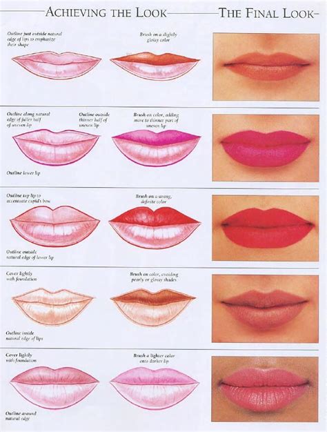 Types Of Lips Maquillaje De Labios Labios Perfectos Formas De Labios