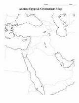 Mesopotamia Map Coloring Template sketch template