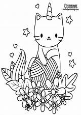 Kitten Woke sketch template