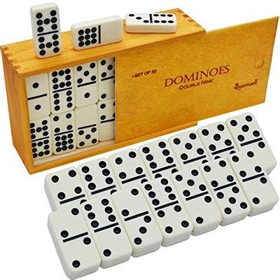 dominos game double  dominos set  adults  kids ages    double  dominoes set