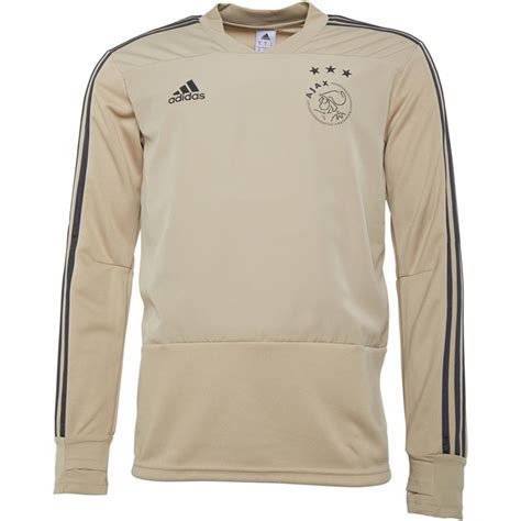 buy adidas mens afc ajax long sleeve training jersey raw goldcarbon