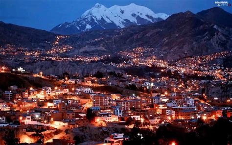 bolivia town mountains la paz beautiful views wallpapers