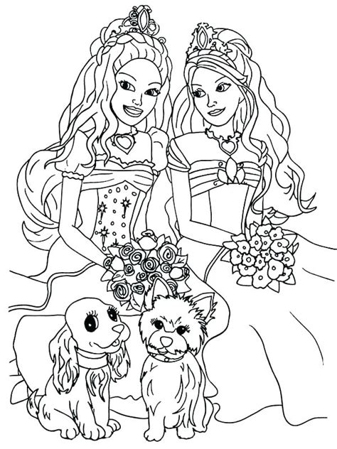 barbie horse coloring pages  getdrawings
