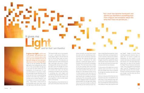 two page spread by lukas ostrander via behance writing and design magazine design