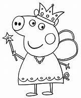 Peppa Wutz Pig Malvorlage Colorear Freunde Pepa Colouring Kinderbilder Hada Colorear24 Princesas sketch template