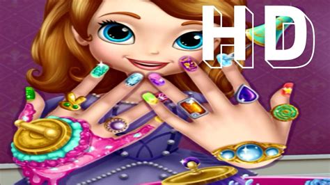 sofia   nail spa princess cute video game youtube