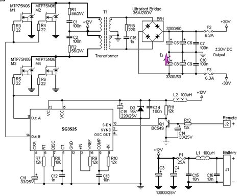 dc  dc converter schematic circuit diagram