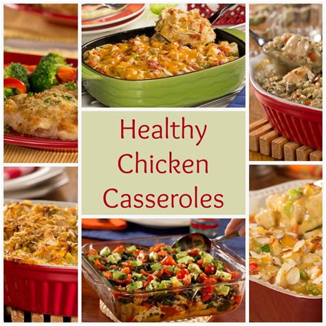 Healthy Chicken Casserole Recipes 6 Easy Chicken