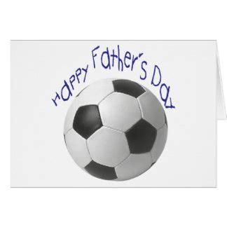 fathers day soccer football cards invitations zazzlecouk