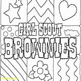 Coloring Scout Girl Pages Brownie Cookie Girls Scouts Printable Cookies Brownies Promise Drawing Getdrawings Color Getcolorings Kids Choose Board sketch template