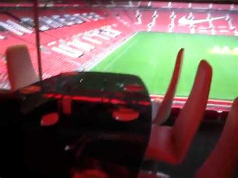 manchester united fc  trafford executive boxes youtube