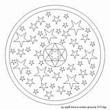 Mandalas Ausdrucken Sternen 4free sketch template
