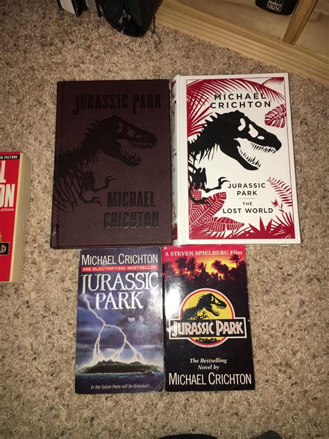 Some Of My Copies Of The First Novel R Jurassicpark