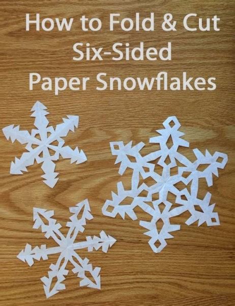 Instructions For Making Paper Snowflakes – An Easy Tutorial – ~ When