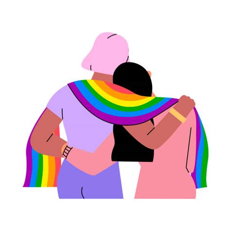 50 Lesbian Pride Flag Drawing Illustrations Royalty Free Vector