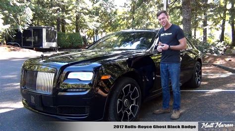 review  rolls royce ghost black badge youtube