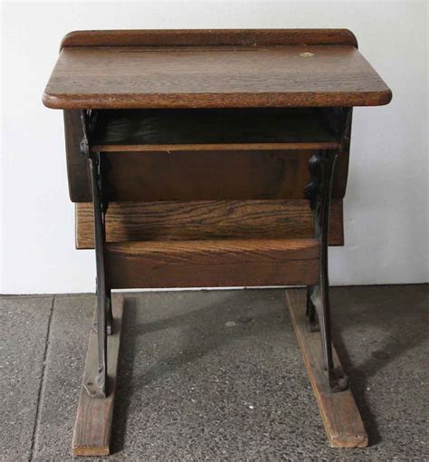 oxford cast iron wood school desk olde good