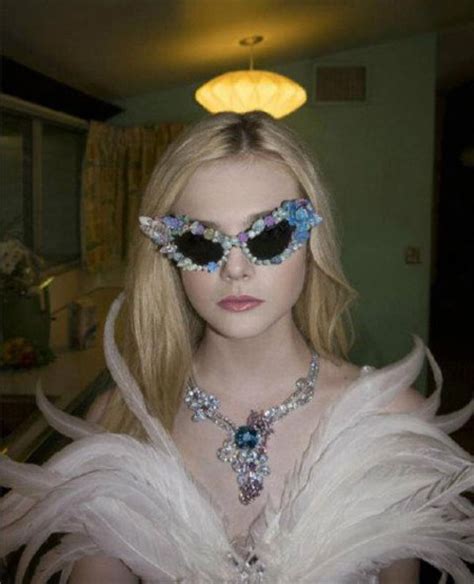 teen actress elle fanning models rodarte couture fashion galleries telegraph