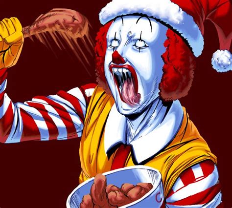 Ronald Mcdonald Horror Art Cartoons Comics Horror