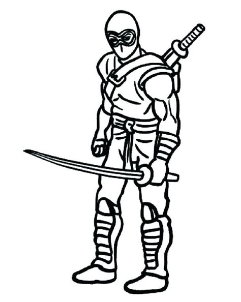 ninja coloring pages  adults katrice bauer