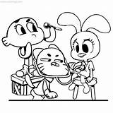 Gumball Anais Coloring Pages Darwin Amazing Xcolorings 1200px 136k Resolution Info Type  Size Jpeg sketch template