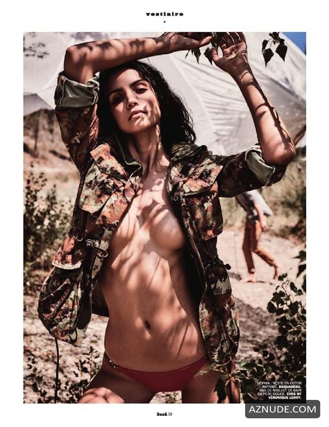 sofia resing topless by michel sedan in lui magazine 31
