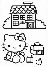 Coloring Pages House Cartoon Popular sketch template