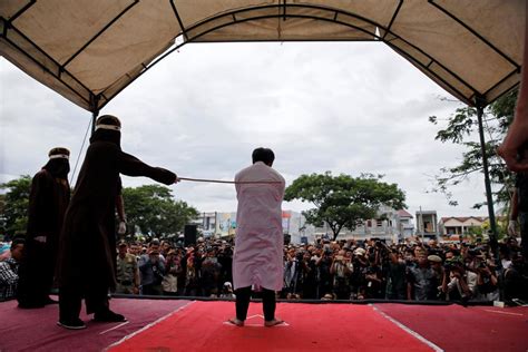 in photos indonesian men caned for gay sex in aceh world news photos hindustan times