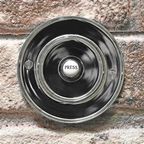 chrome classical  door bell push  ceramic press button ebay