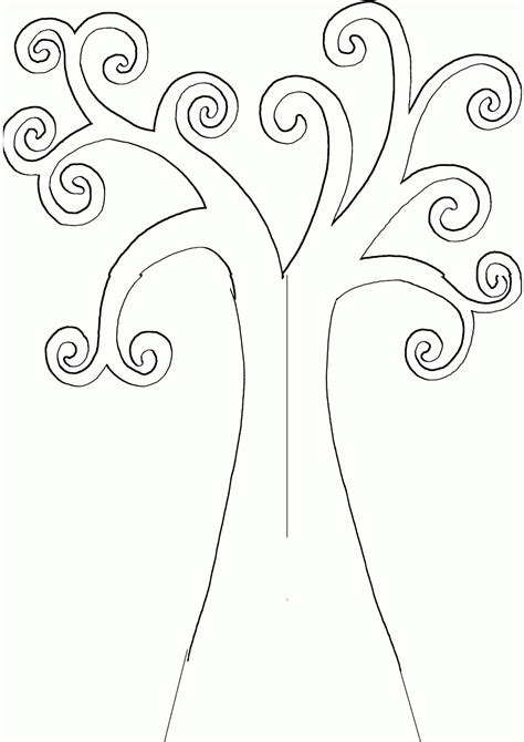 tree trunk printable template printable tree
