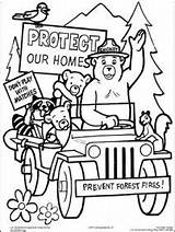 Coloring Smokey Bear Pages Service Forest Color Protect Outdoors Outdoor Cooperation Wildfire Fs Sheets Getdrawings Pdf Getcolorings Colouring Friends Tragen sketch template