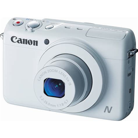 canon powershot  digital camera white  bh photo