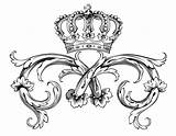 Coloring Pages King Crowns Popular Royal sketch template