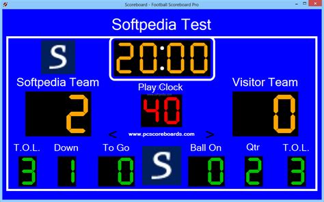 football scoreboard pro