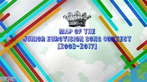 map   junior eurovision song contest   youtube