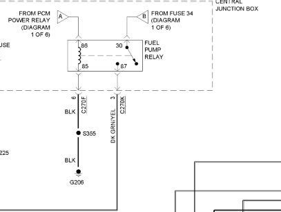 ford fuel pump relay wiring diagram wiring diagram