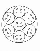 Mandalas Smiley Emoji Emoticon Gratuit Coloriages Nggallery Gratuits sketch template