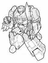 Grimlock Coloring Transformers Pages Getdrawings Getcolorings Drawing sketch template