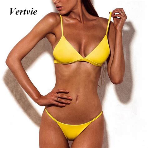 vertvie solid sexy women sexy swimsuits strapless 2 piece